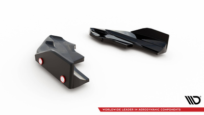 Lames De Pare-Chocs Arrière Latérales V.6 + Flaps Volkswagen Golf R Hatchback Mk8