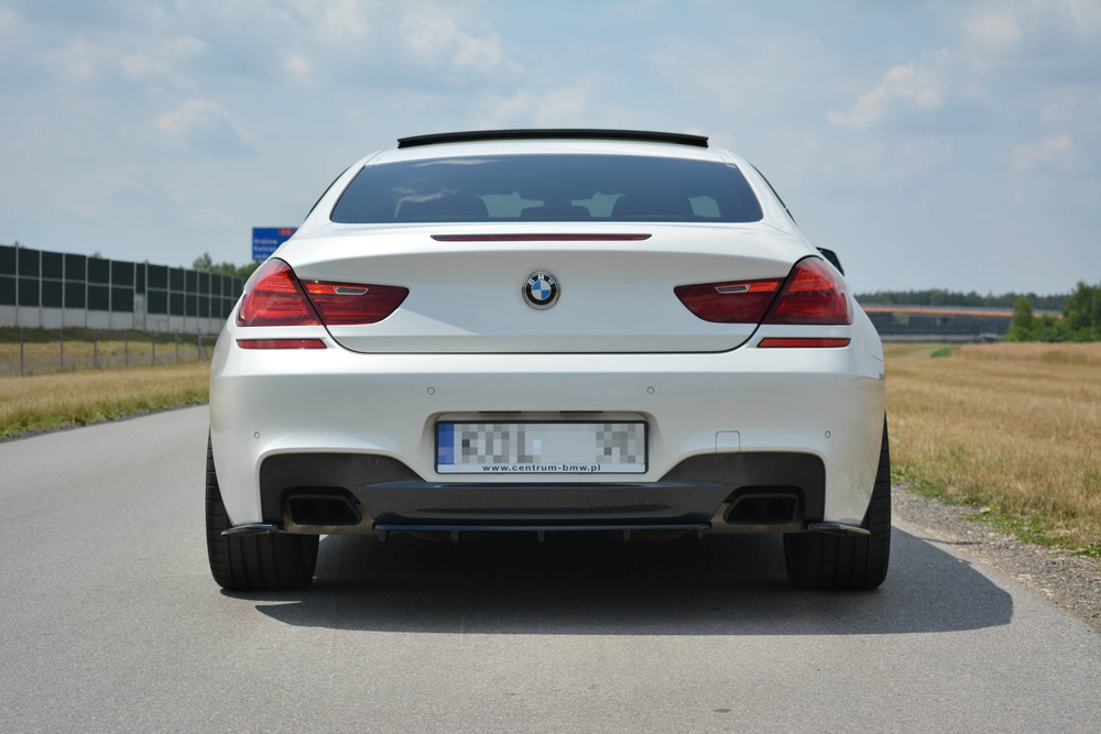 Arriere Splitter BMW 6 Gran Coupé MPACK (avec une barre verticale)