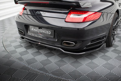 Arriere Splitter (avec une barre verticale) Porsche 911 Turbo 997