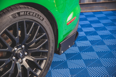 Lames De Pare-Chocs Arrière Latérales V.1 + Ailerons Ford Mustang GT Mk6 Facelift