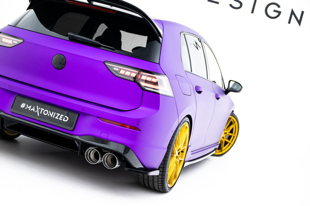 Lames De Pare-Chocs Arrière Latérales V.2  Volkswagen Golf R Mk8 Facelift
