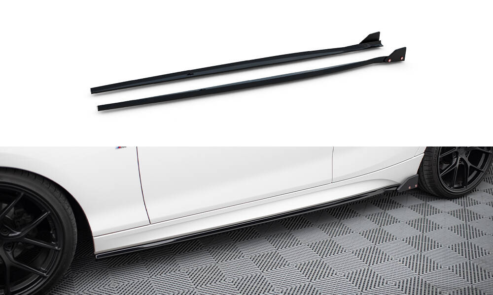 Rajouts Des Bas De Caisse V.4 + Flaps BMW 1 M-Pack / M140i F20 Facelift