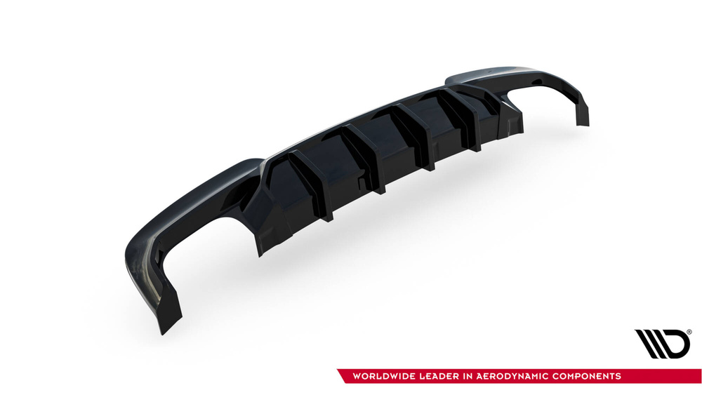 Diffuseur Arrière Complet V.2 BMW 5 M-Pack F10 / F11 (Version avec deux doubles échappements)