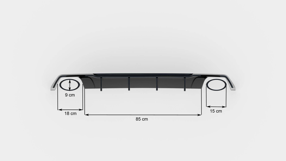 Diffuseur Arrière Complet V.2 Seat Leon Cupra ST Mk3 FL