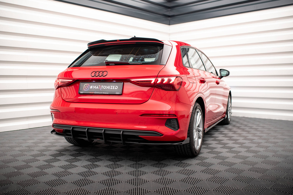 Street Pro Diffuseur Arrière Complet + Flaps Audi A3 Sportback 8Y