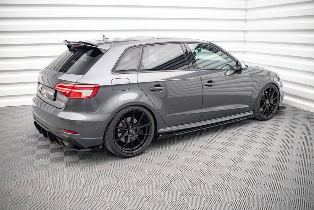 Street Pro Rajouts Des Bas De Caisse + Flaps Audi S3 / A3 S-Line Sportback 8V Facelift