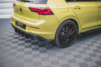 Street Pro Lame Du Pare Chocs Arriere + Flaps Volkswagen Golf GTI Clubsport Mk8