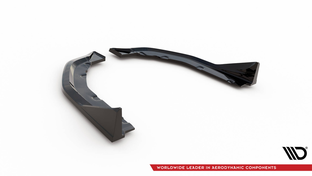 Lames De Pare-Chocs Arrière Latérales V.3 CSL Look BMW M3 Sedan / Touring G80 / G81