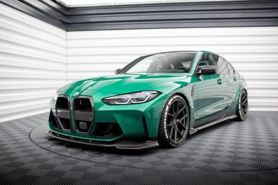 Fibre de Carbone Lame Du Pare-Chocs Avant V.2 BMW M3 Sedan / Touring G80 / G81