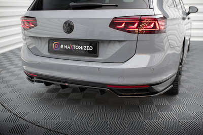 Arriere Splitter (avec une barre verticale) Volkswagen Passat R-Line B8 Facelift