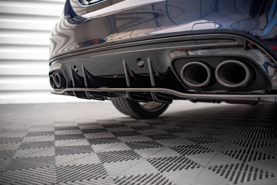 Arriere Splitter (avec une barre verticale) Mercedes-AMG C 43 Sedan  W205 Facelift