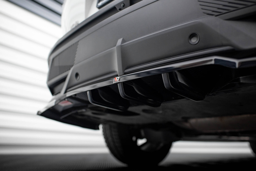 Arriere Splitter (avec une barre verticale) Peugeot 408 Mk1