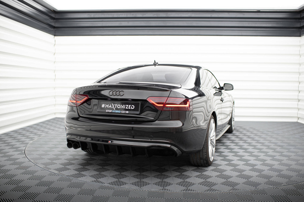 Diffuseur Arrière Complet Audi A5 Coupe / Cabrio S-Line 8T (Version double échappement simple face)