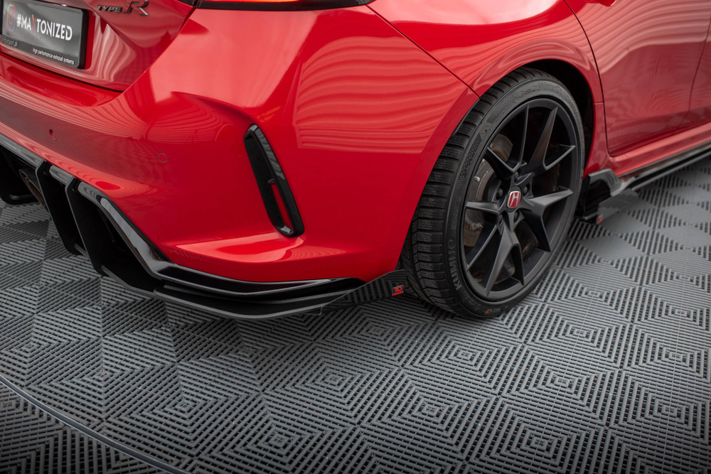 Street Pro Lame Du Pare Chocs Arriere + Flaps Honda Civic Type-R Mk 11