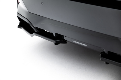 Arriere Splitter (avec une barre verticale) V.1 BMW 5 / i5 M-Pack Sedan / Touring G60 / G61