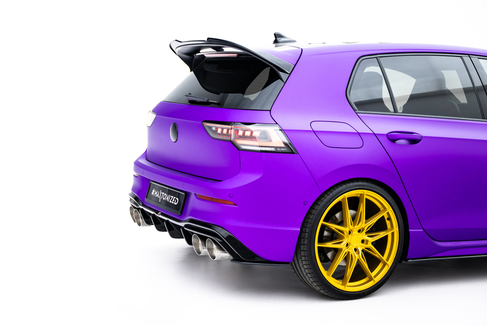Street Pro Lame Du Pare Chocs Arriere V.2 Volkswagen Golf R Mk8 / Mk8 Facelift