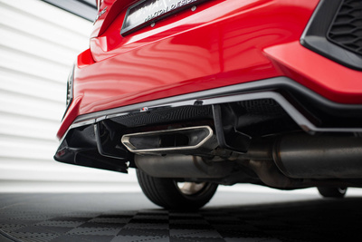 Arriere Splitter (avec une barre verticale) Honda Civic SI Mk10