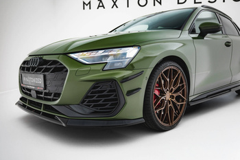Ailes de pare-chocs avant (Canards) Audi S3 Sportback / A3 S-line Sportback 8Y Facelift