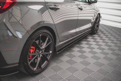 Street Pro Rajouts Des Bas De Caisse V.2 Hyundai I30 N / N-Line Hatchback / Fastback Mk3 / Mk3 Facelift