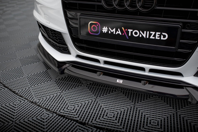 Lame Du Pare-Chocs Avant V.1 Audi A4 Competition B8 Facelift