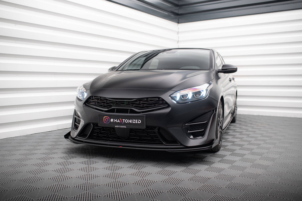 Street Pro Lame Du Pare-Chocs Avant  + Flaps Kia Proceed GT Mk3 Facelift / Ceed GT / GT - Line Mk1 Facelift