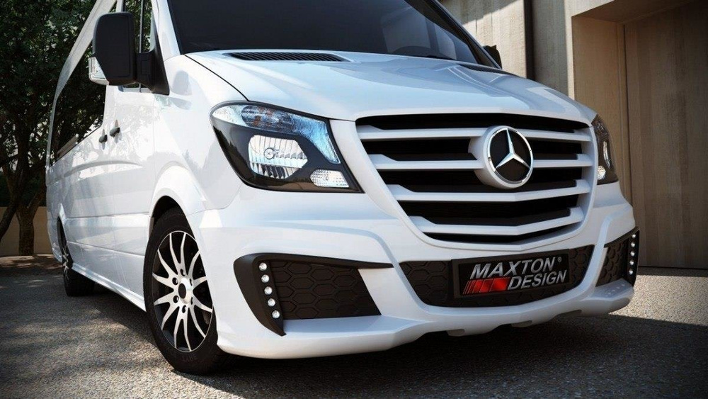 PARE-CHOCS AVANT MERCEDES SPRINTER 2013-UP SANS LED