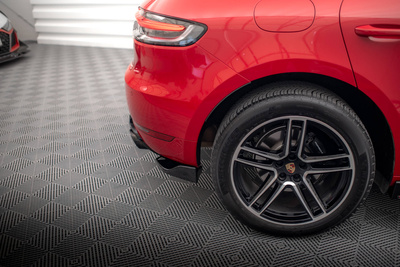 Lames De Pare-Chocs Arrière Latérales Porsche Macan GTS / Sport Design Mk1 Facelift