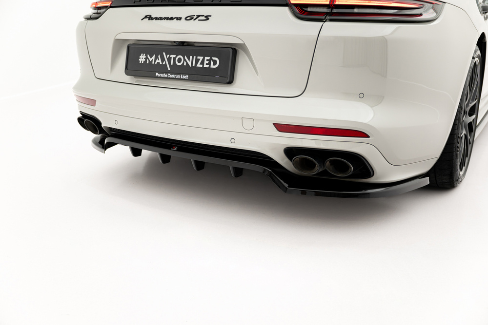 Arriere Splitter (avec une barre verticale) Porsche Panamera GTS Sport Turismo 971 Facelift