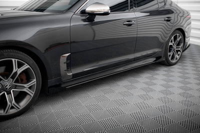 Street Pro Rajouts Des Bas De Caisse + Flaps Kia Stinger GT / GT-Line / Standard Mk1