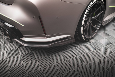 Fibre de Carbone Lames De Pare-Chocs Arrière Latérales BMW M4 G82 / G82 Facelift