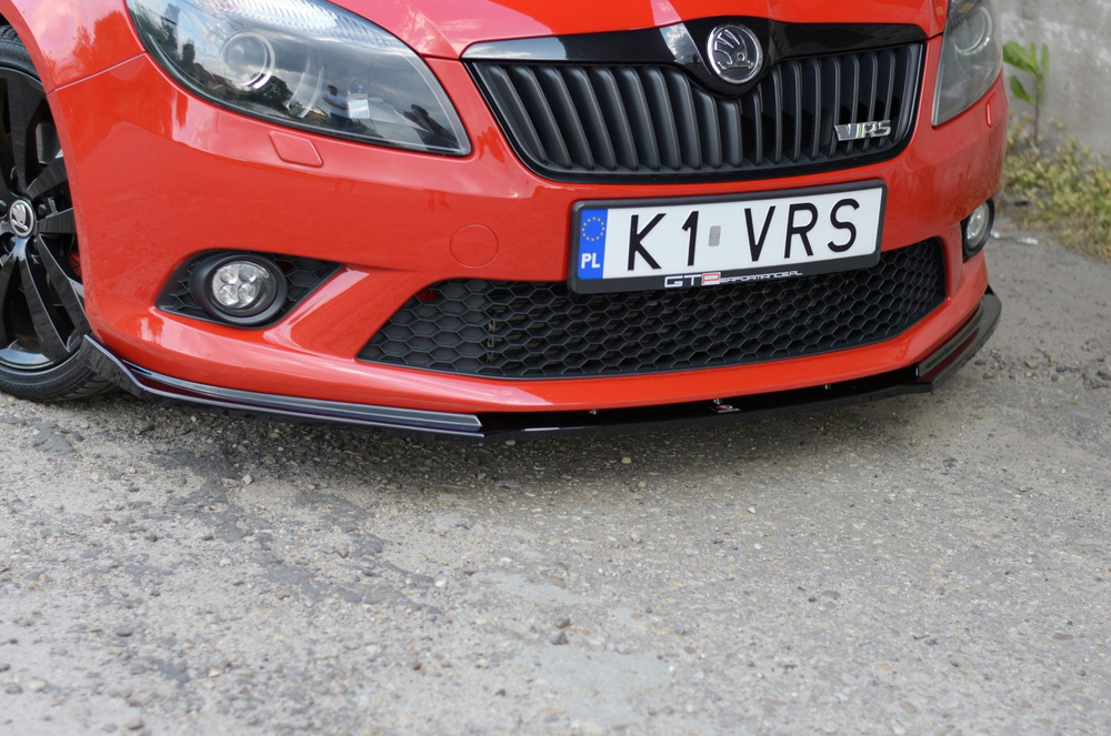 LAME DU PARE-CHOCS AVANT / SPLITTER SKODA FABIA MK2 RS