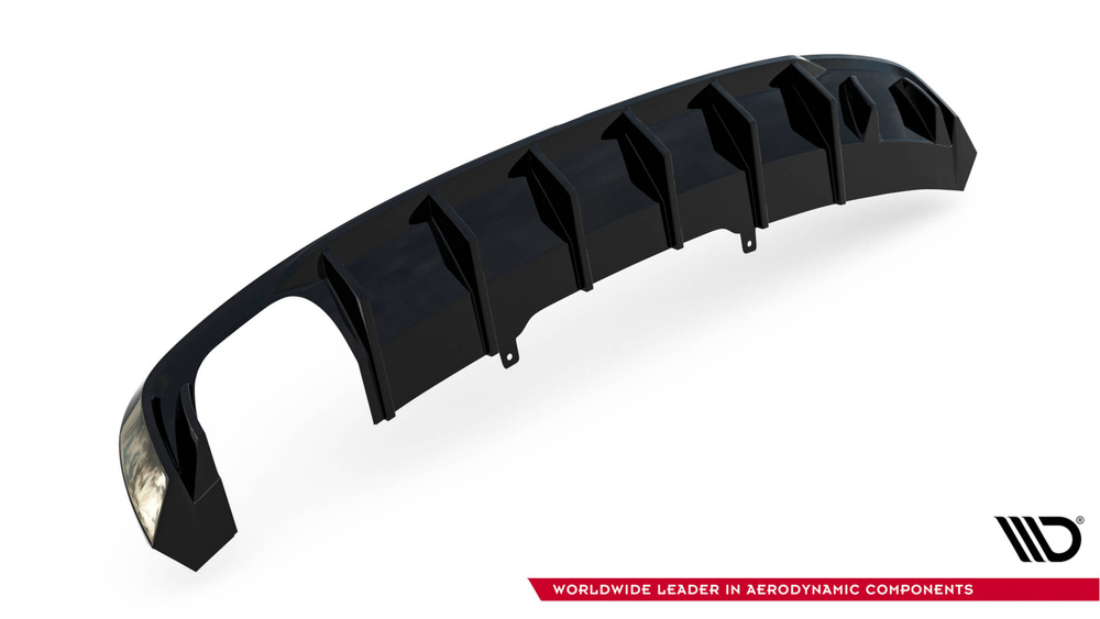Diffuseur Arrière Complet V.1 Audi A4 S-line B9 (Version avec double embout d'échappement d'un côté)