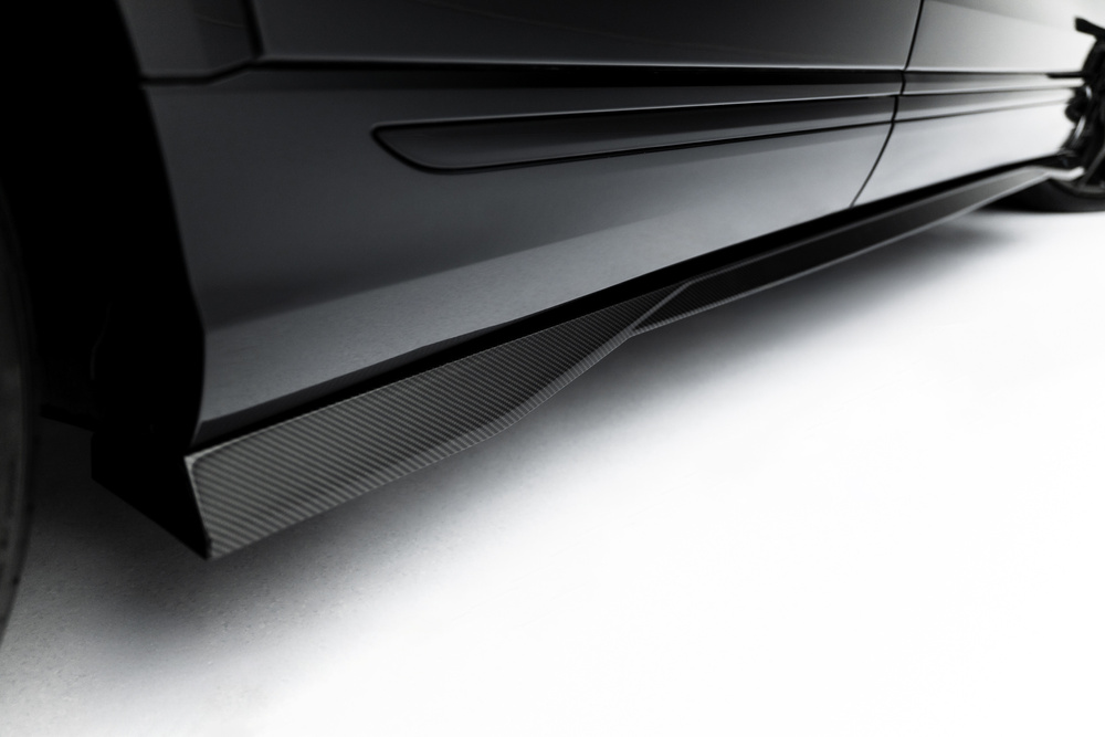 Set of Prepreg Carbon Splitters Audi Q8 S-Line Mk1 Facelift