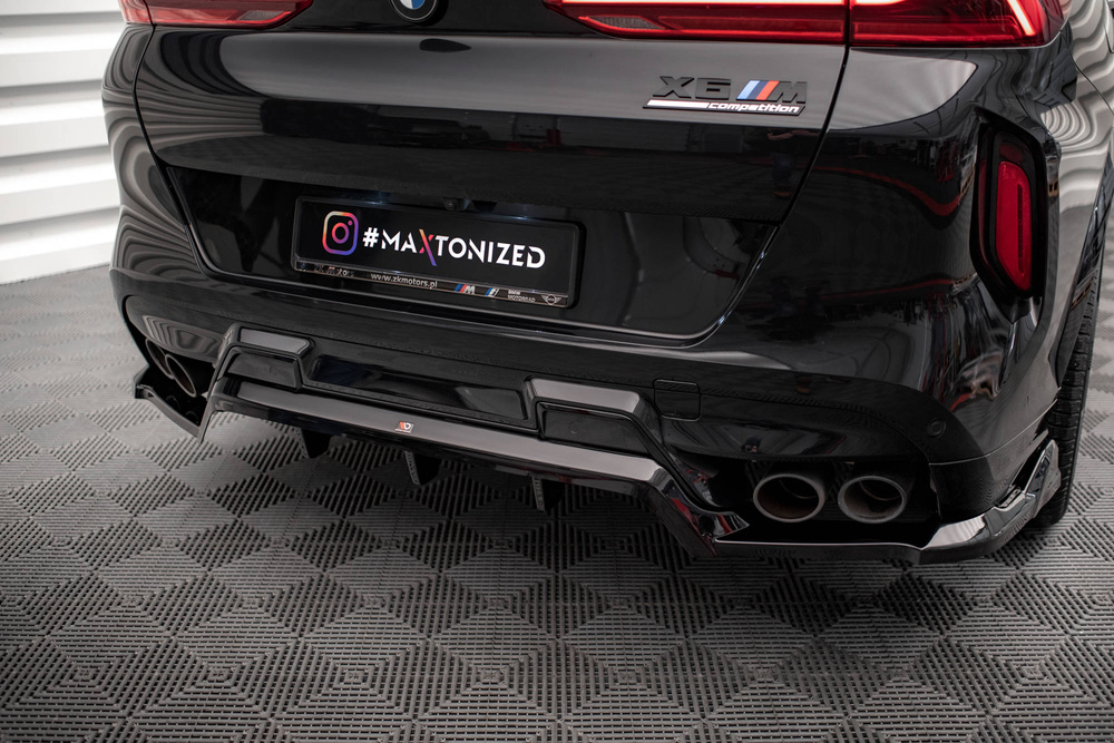 Arriere Splitter (avec une barre verticale) BMW X6 M F96