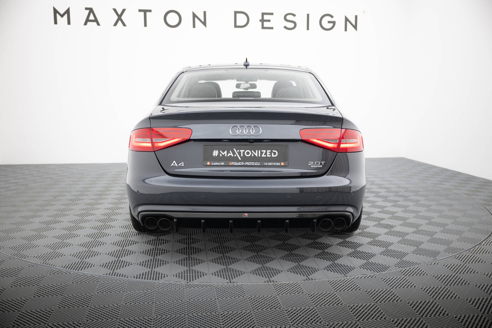 Diffuseur Arrière Complet Audi A4 B8 Facelift (Version avec double échappement des deux côtés)