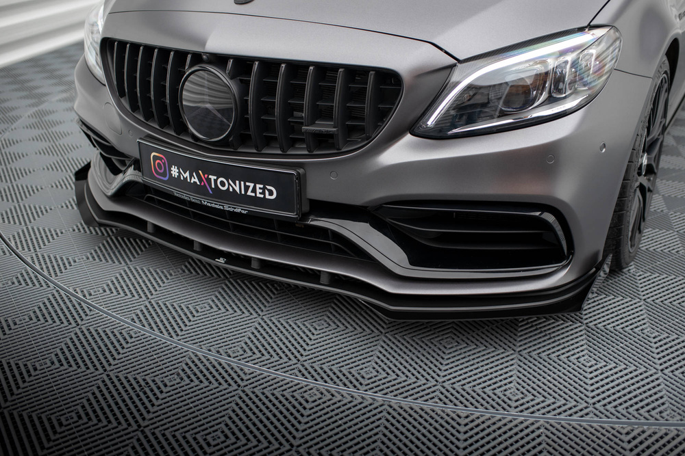 Street Pro Lame Du Pare-Chocs Avant  + Flaps Mercedes-AMG C63 Sedan / Estate W205 Facelift