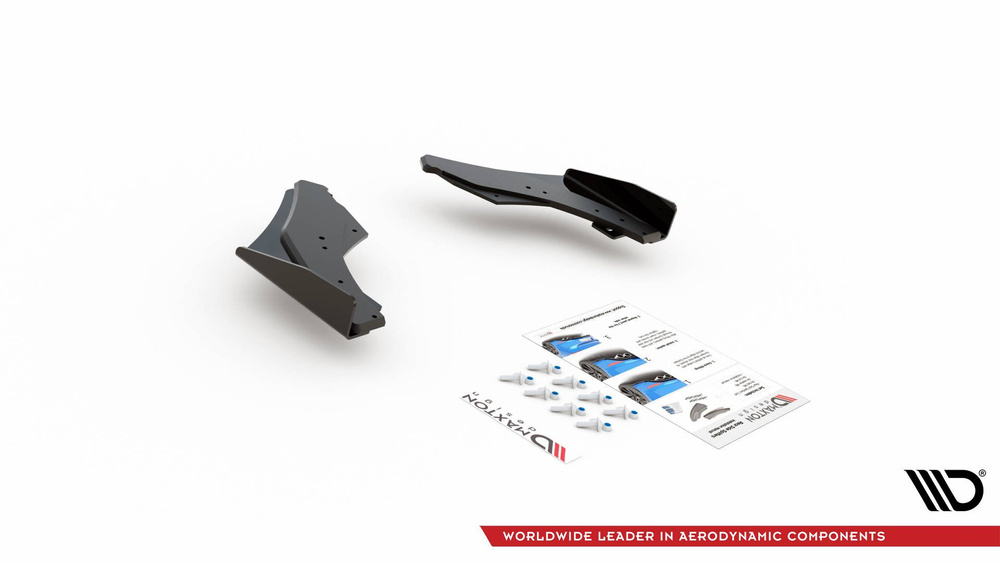 Street Pro Lame Du Pare Chocs Arriere + Flaps Volkswagen Golf GTI Clubsport Mk8