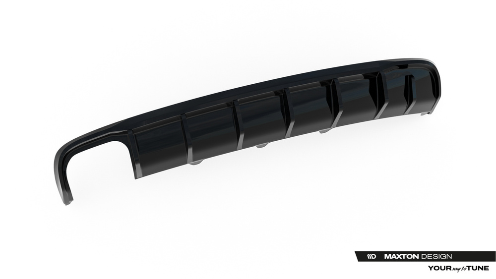Diffuseur Arrière Complet Audi A4 B8 Facelift (Version double échappement simple face)