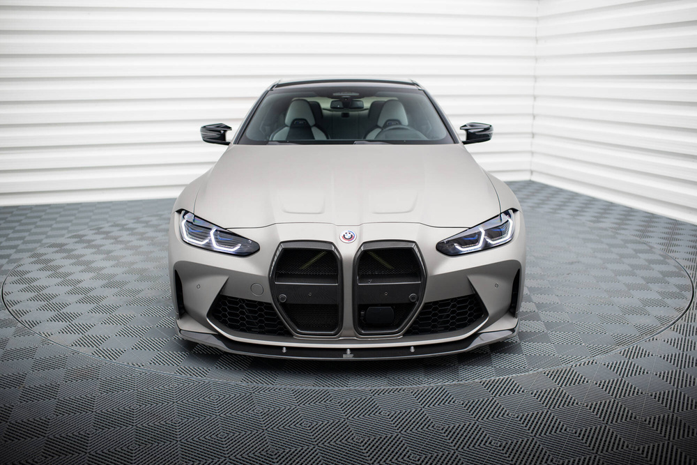 Fibre de Carbone Lame Du Pare-Chocs Avant V.3 BMW M4 G82  / M3 G80