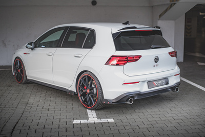 Lames De Pare-Chocs Arrière Latérales V.2 + Ailerons Volkswagen Golf GTI / GTE Mk8