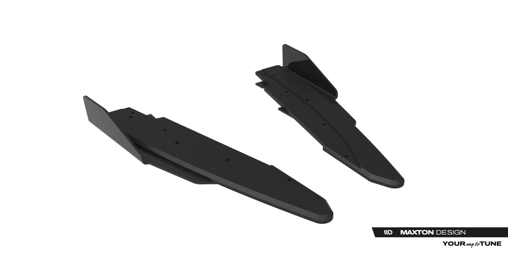 Street Pro Lame Du Pare Chocs Arriere + Flaps Ford Mustang Dark Horse Mk7