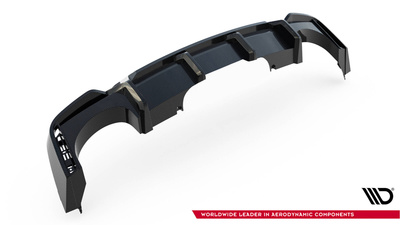 Fibre de Carbone Diffuseur Arrière Audi RS6 C8  (version with towbar)