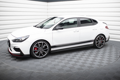 Street Pro Rajouts Des Bas De Caisse V.1 Hyundai I30 N / N-Line Hatchback / Fastback Mk3 / Mk3 Facelift