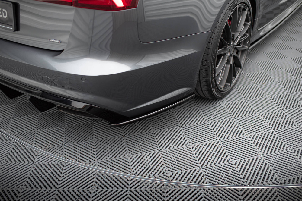 Lames De Pare-Chocs Arrière Latérales V.2 Audi S6 / A6 S-Line / A6 C7 FL