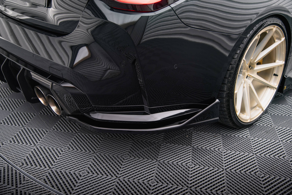 Lames De Pare-Chocs Arrière Latérales  V.4 BMW M4 G82 / G82 Facelift