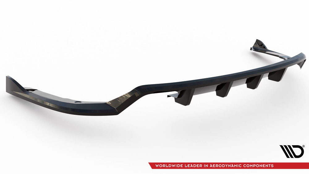 Arriere Splitter (avec une barre verticale) BMW 4 Coupe / Gran Coupe / Cabrio M-Pack F32 / F36 / F33