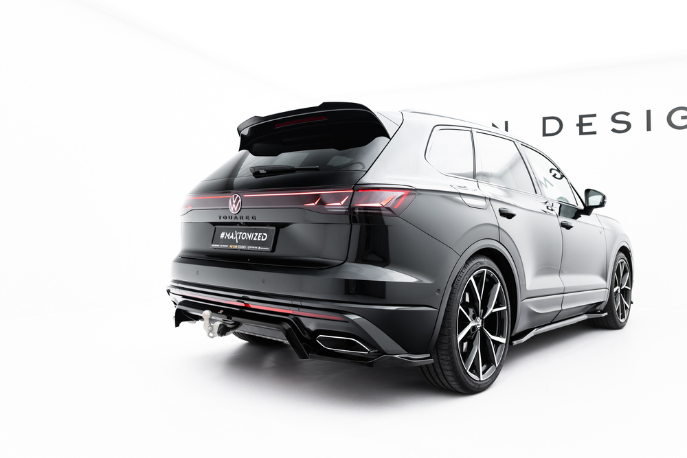 Arriere Splitter (avec une barre verticale) Volkswagen Touareg R-Line Mk3 Facelift