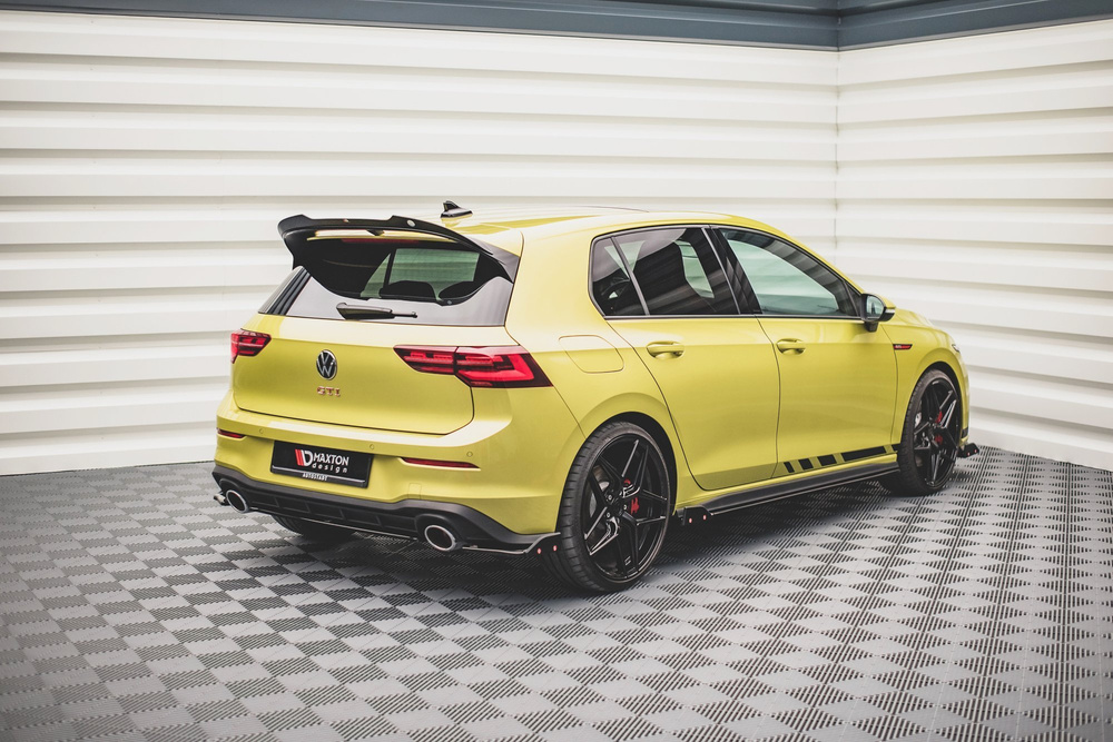 Lames De Pare-Chocs Arrière Latérales V.1 + Ailerons Volkswagen Golf GTI Clubsport Mk8
