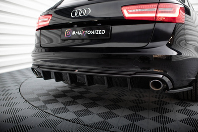 Diffuseur Arrière Complet Audi A6 Sedan / Avant C7 (Version mit Einzelauspuff auf beiden Seiten)