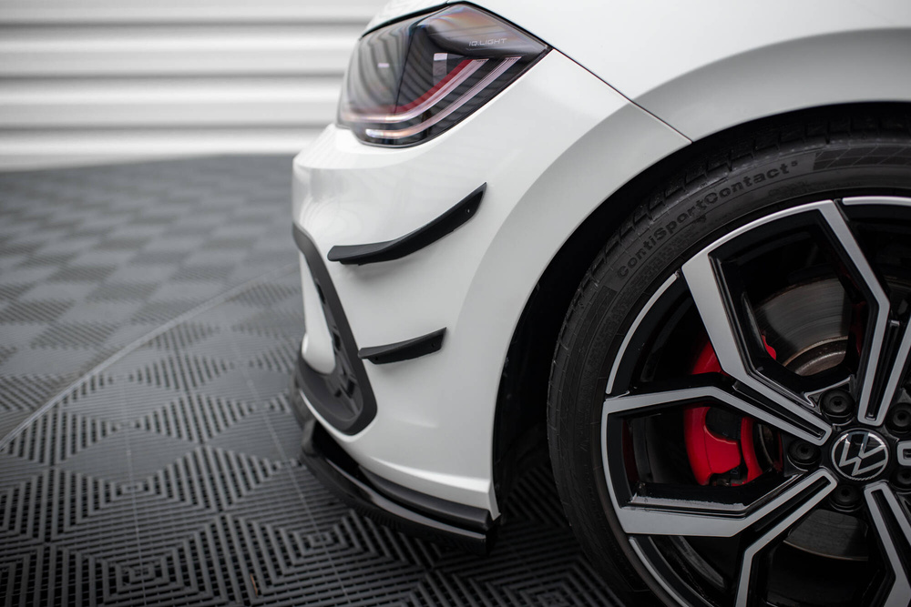Ailes de pare-chocs avant (Canards) Volkswagen Polo GTI Mk6 Facelift